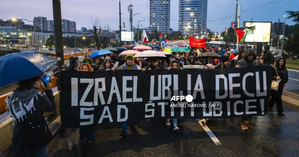 Afp 20251005 77T83Cq V1 Mockup Serbiapalestinianisraelconflictdemo 1 1200X630 1
