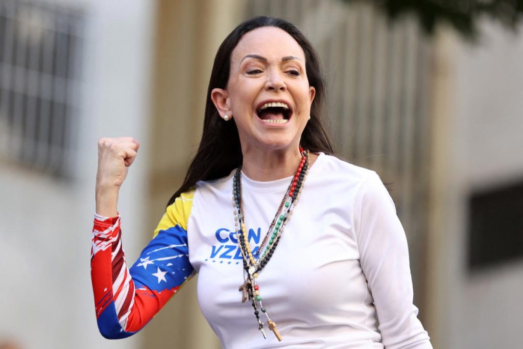 Afp 20251010 78Bx6Zq V2 Midres Topshotfilesvenezuelanorwayswedennobelpeacemacha