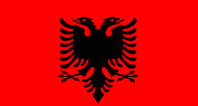 Albanian Flag Red