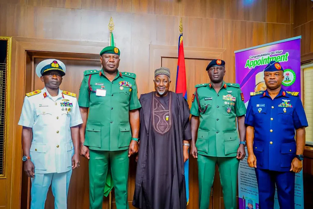 Badaru And Service Chiefs Badaru And Service Chiefs