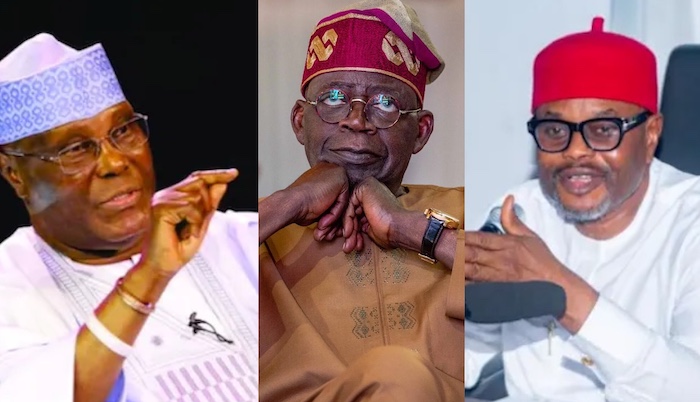 Bola Tinubu Atiku And Uche Nnaji