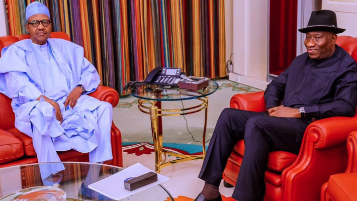 Buhari And Goodluck Jonathan