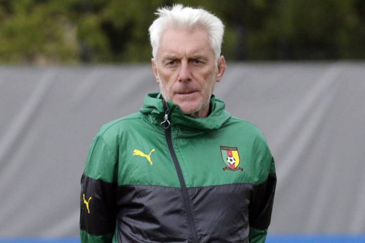 Cameroons Coach Hugo Broos