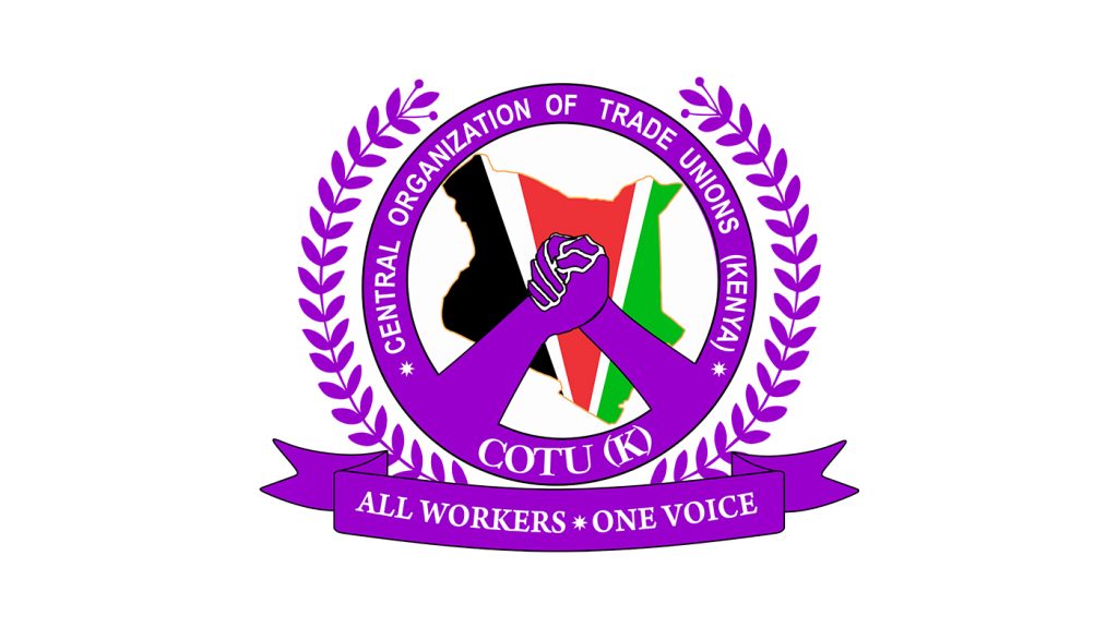 Central Organisation Trade Unions Kenya Logo 169