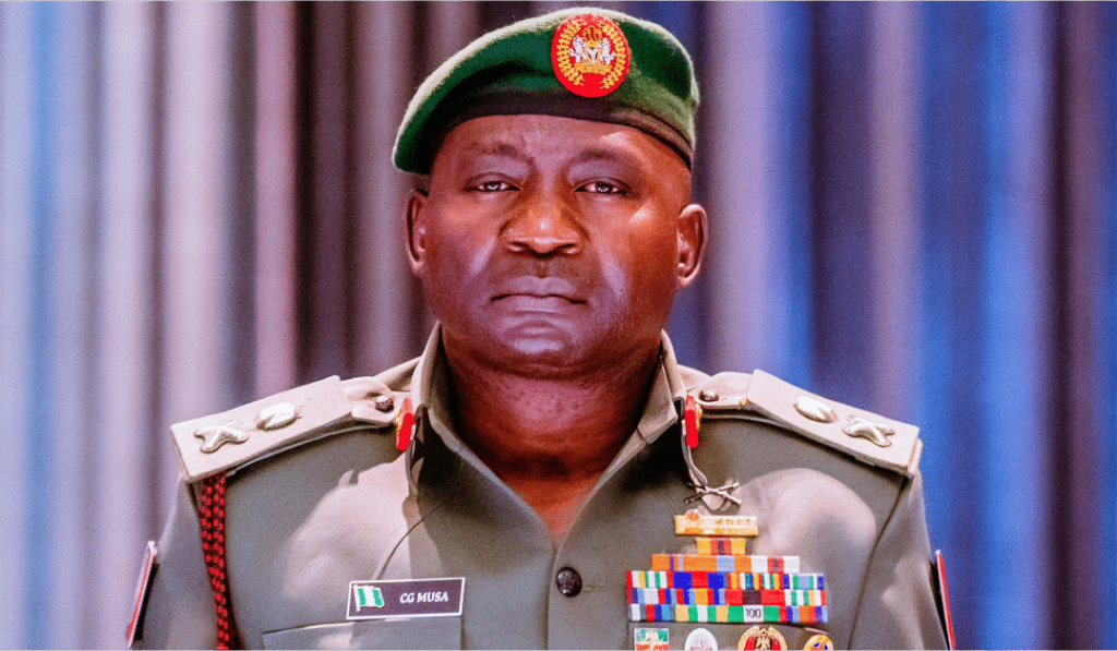 Chief Of Defence Staff Cds General Christopher Musa Photo Shettima