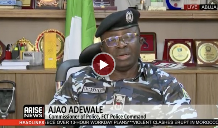 Commissioner Of Police Federal Capital Territory Fct Ajao Adewale