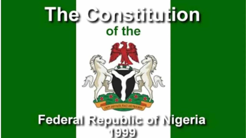 Constitutional Amendment Of Nigeria