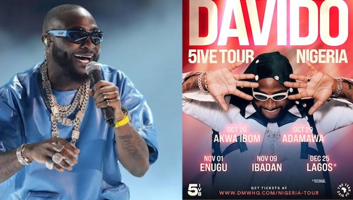Davido 5Ive Tour