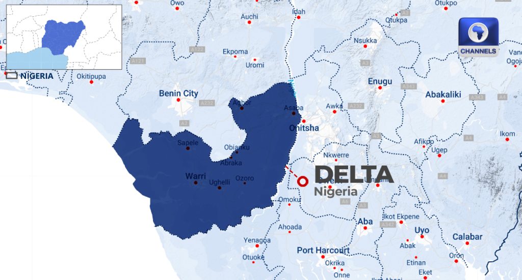 Delta State Map Hd Delta State Map Hd