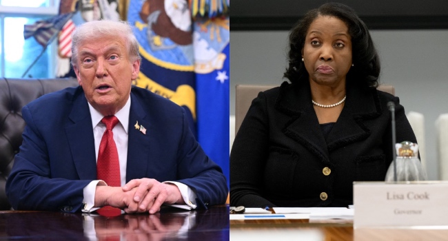 Donald Trump And Lisa Cook 2