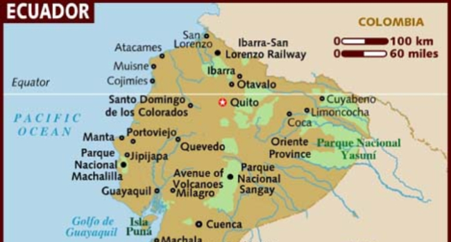 Ecuador Map Ecuador Map