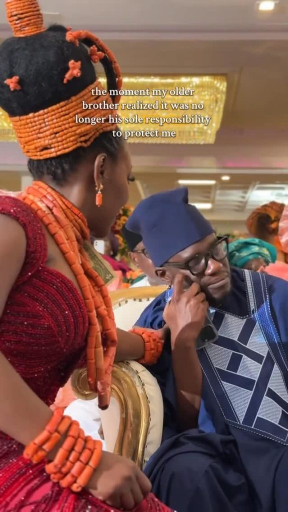 Emotional Brother Of The Bride