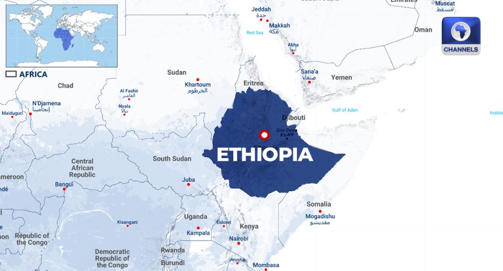 Ethiopia Map Hd