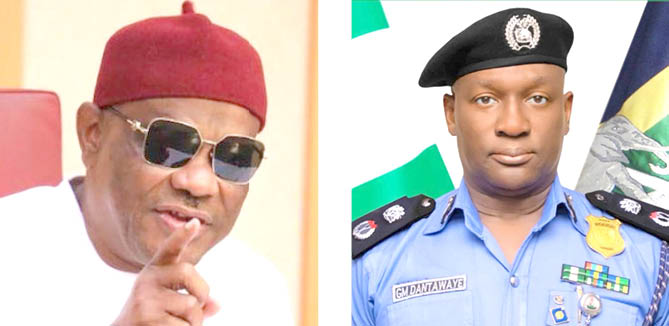 Fct Minister Nyesom Wike And Fct Cp Dantawaye Miller Fct Minister Nyesom Wike And Fct Cp Dantawaye Miller