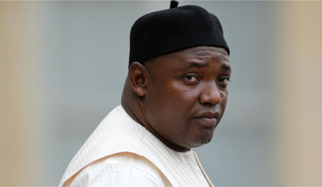 Gambian President Adama Barrow