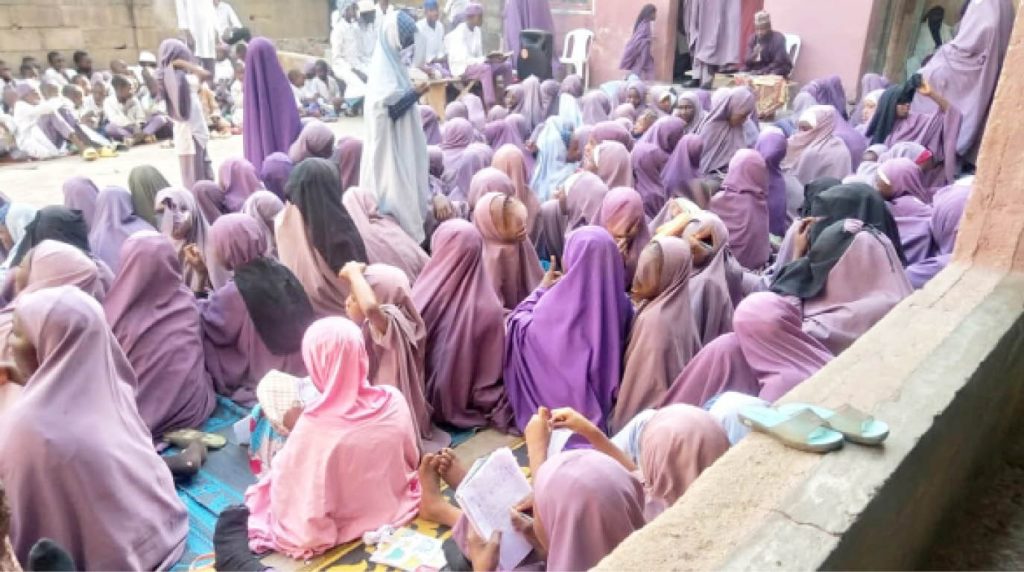 Girls At A Typical Islamiyya School In A Kaduna Neighbourhood