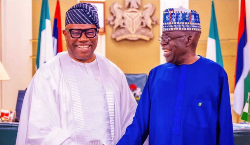 Godswill Akpabio And Tinubu Godswill Akpabio And Tinubu