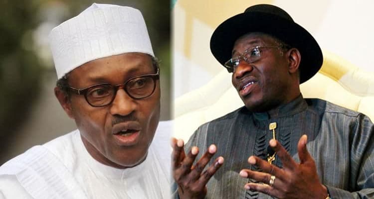 Goodluck Jonathan And Muhammadu Buhari