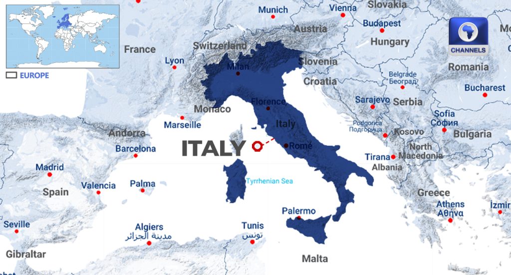 Italy Map Hd
