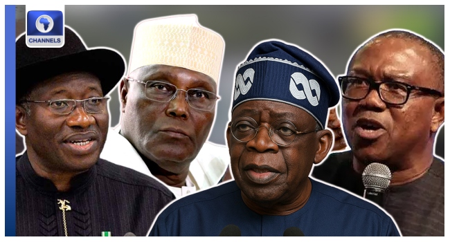 Jonathan Atiku Obi Tinubu