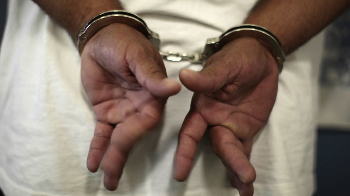 Just An Illustration A Handcuffed Nigerian Woman