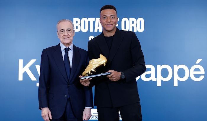 Kylian Mbappecc81 Wins 2024E2809325 European Golden Boot For Scoring 31 Goals In La Liga