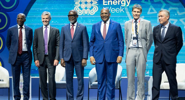L R Chairman Of The Board Of Directors Of Renaissance Africa Energy Company Limited Dr. Layi Faton