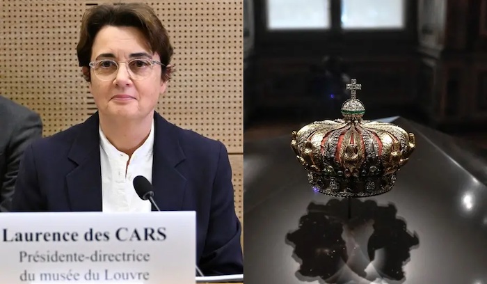 Louvre Museum Director Laurence Des Cars Says Cctv Gaps Allowed Thieves To Steal E88 Million In Jewels During Sundays Heist