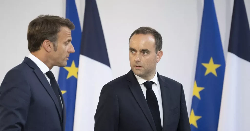 Macron Sebastien Lecornu
