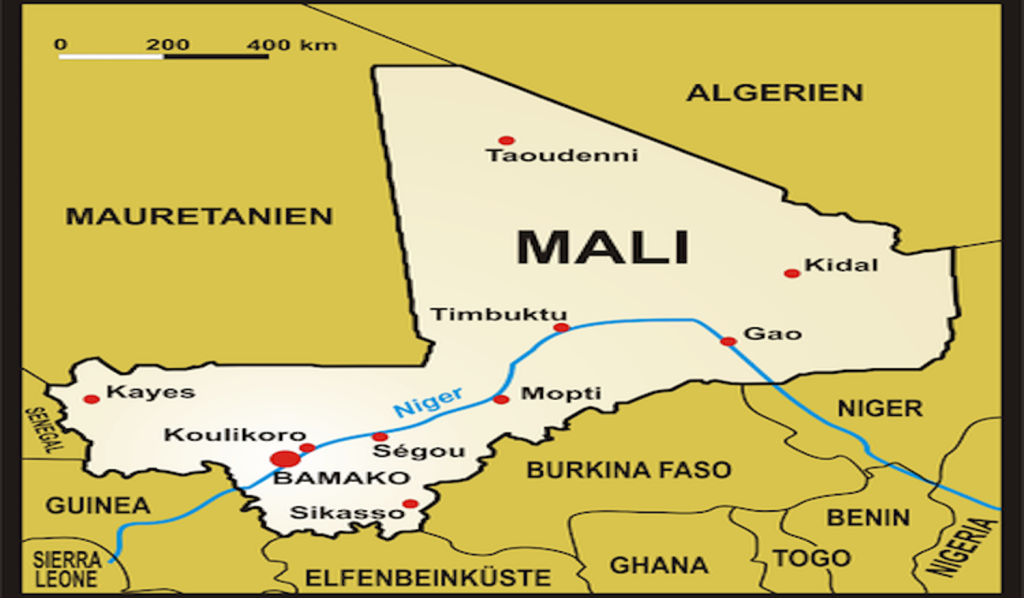 Mali Map Mali Map