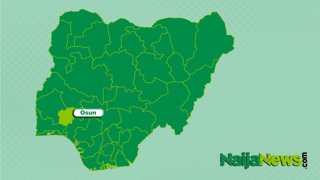Map Of Osun State Nigeria