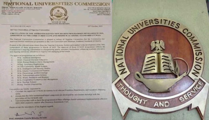 Nuc Introduces Artificial Intelligence Nuclear Engineering Among 13 New Courses For Nigerian Universities Nuc Introduces Artificial Intelligence Nuclear Engineering Among 13 New Courses For Nigerian Universities