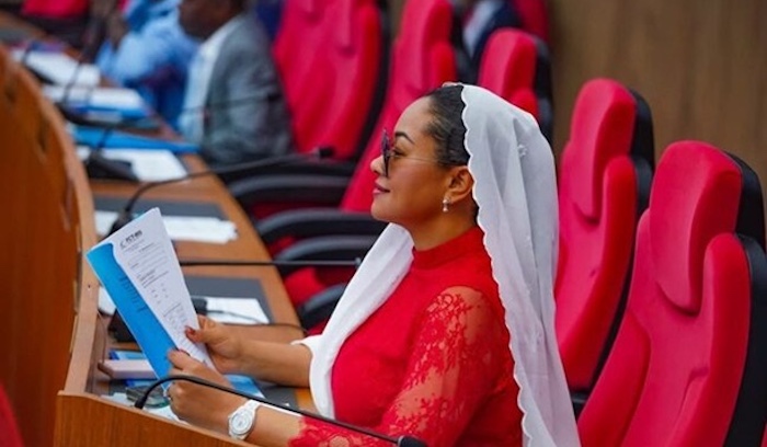 Natasha Akpoti Resumes In Senate Takes New Seat Assigned By Akpabio