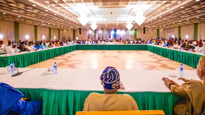 National Assembly Leadership Meet With Tinubu At Presidential Villa