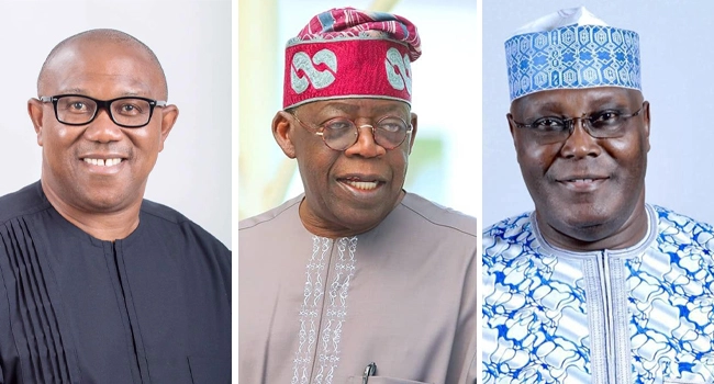 Peter Obi Bola Tinubu And Atiku