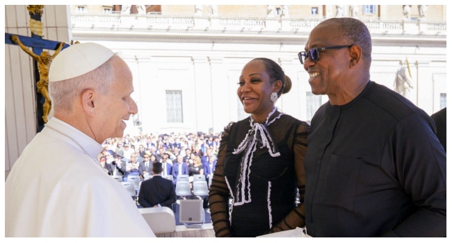 Peter Obi Pope Leo1