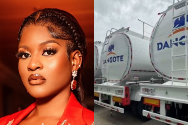 Phyna Dangote Truck