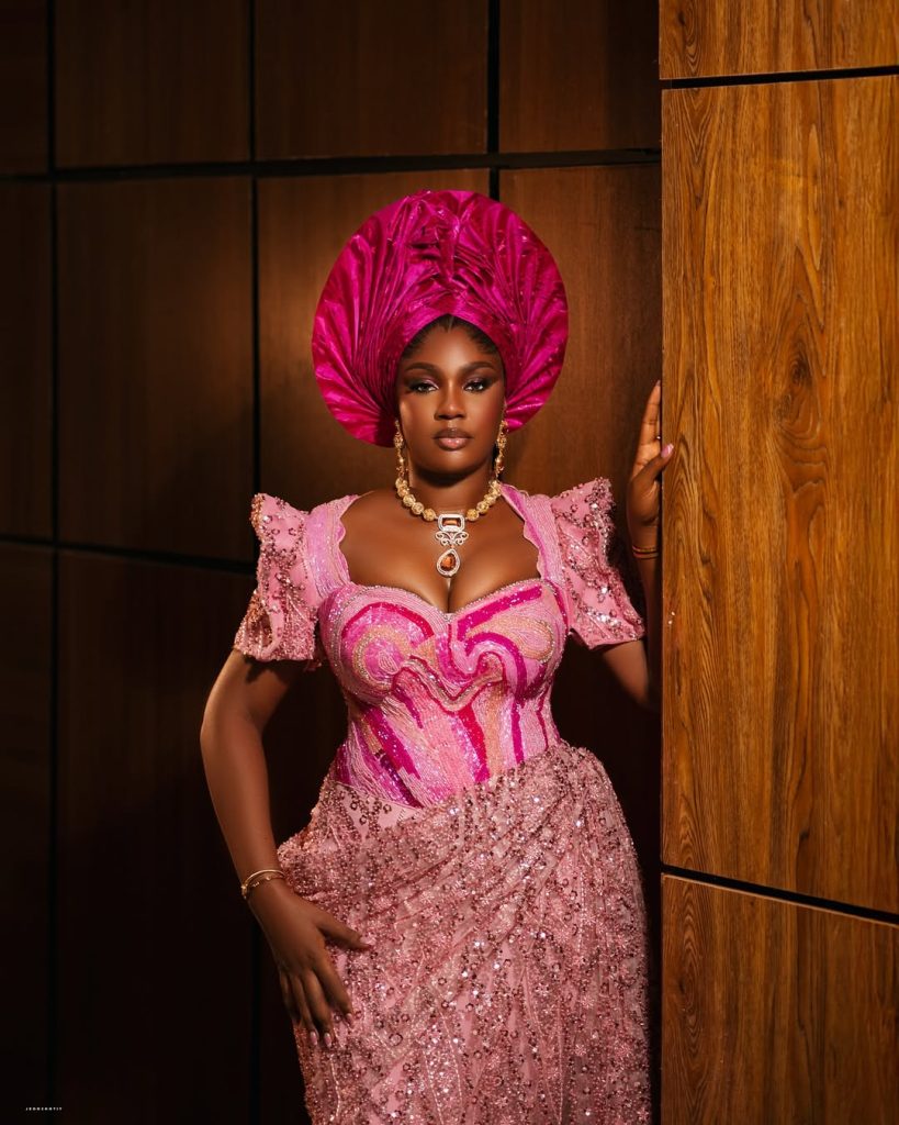 Pink Igbo Bridal Traditional Attire13