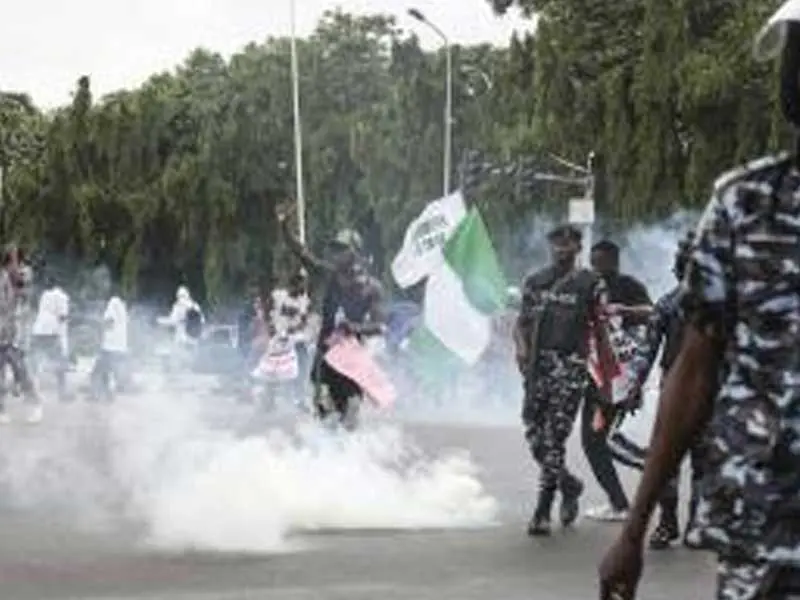 Police Teargas