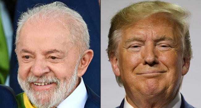 President Luiz Inacio Lula Da Silva And President Donal J. Trump