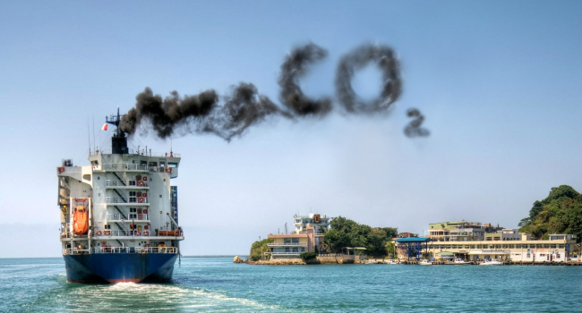 Shipping Emission.photo By Marine Digital.com