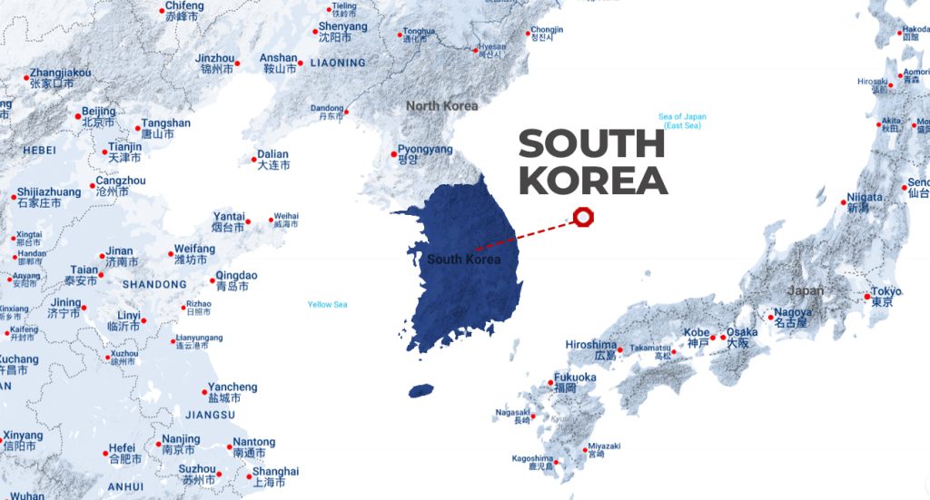 South Korea Map