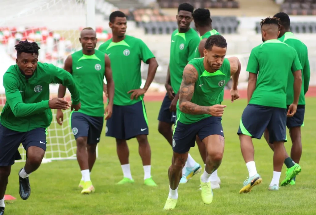 Super Eagles During Training Session 2
