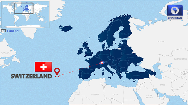 Switzerland Country Map