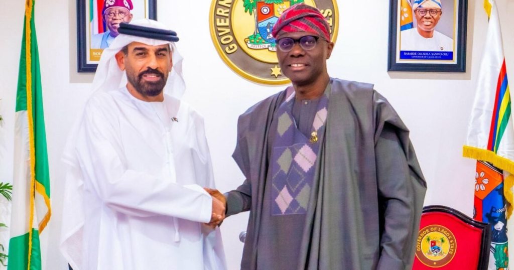 The Consul General Of The United Arab Emirates In Lagos Mr Salem Aljaberi With Governor Babajide Sanwo Olu Of Lagos State 1200X630 1