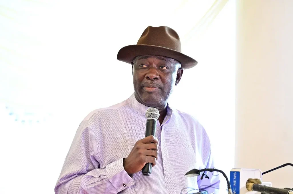 The Minister Of State Petroleum Resources Oil Sen. Heineken Lokpobiri