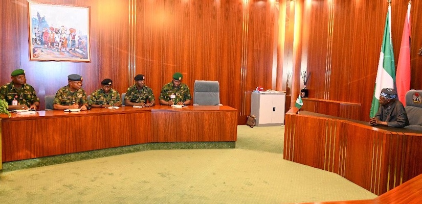 Tinubu Hosts New Service Chiefs At Presidential Villa Ahead Of Senate Confirmation Swearing In3 Tinubu Hosts New Service Chiefs At Presidential Villa Ahead Of Senate Confirmation Swearing In3