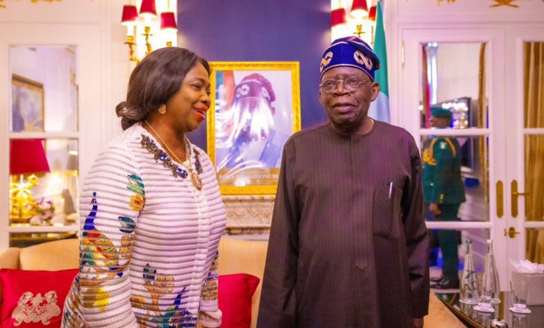 Tinubu And Abike Dabiri Erewa