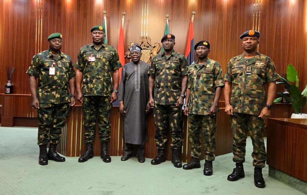 Tinubu Decorates Service Chiefs Tinubu Decorates Service Chiefs
