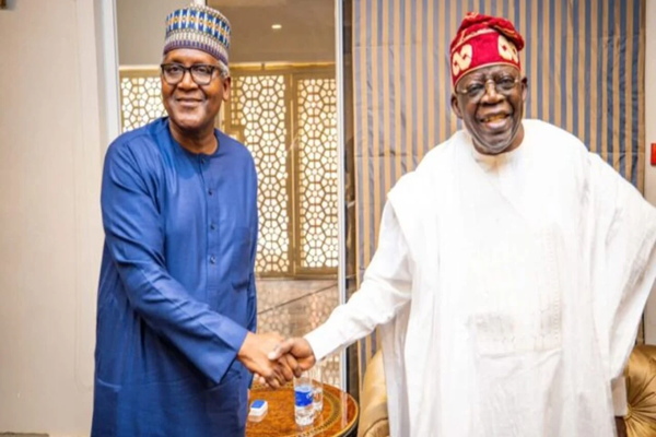 Tinubu Hails Dangote